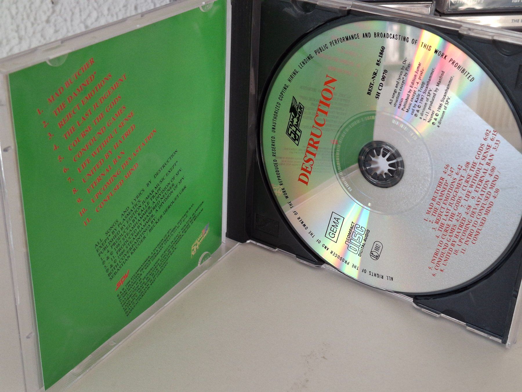 CD: CD Destruction - Mad Butcher/Eternal Devastation/  Metal – Usato da Aarberg venduto da Jackup1 2