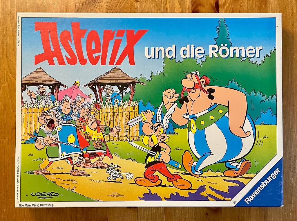 Ravensburger Giochi: Asterix und die Römer Spiel Ravensburger 1990 – Usato da Gümligen venduto da VIN-TAGE-ZONE