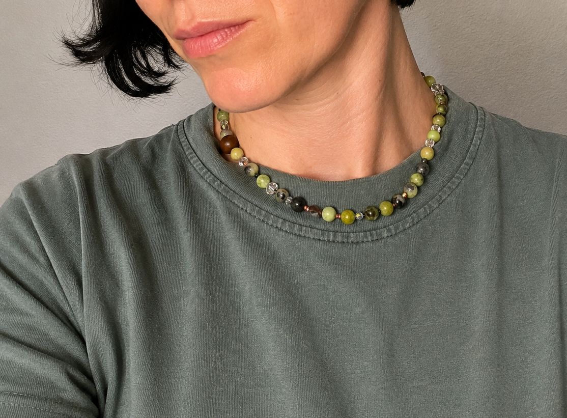Catenine: Handcrafted necklace (Chrysoprase) – Nuovo e nell'imballaggio originale da Interlaken venduto da NataliiaS 1