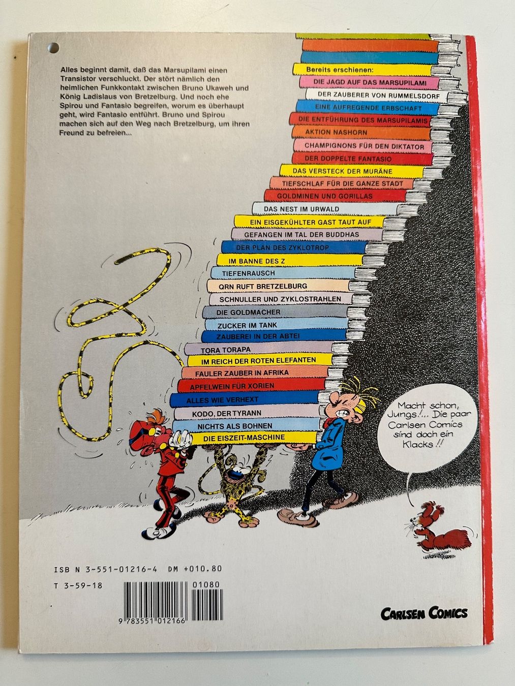 Fumetti: SPIROU + FANTASIO BAND 16 – Usato da Münsingen venduto da Ganjam 2