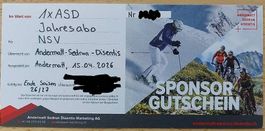 Ski Jahresabo Andermatt-Sedrun-Disentis für die Saison 26/27