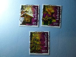 2007 Ersttag Weihnachtsbräuche 1254-1256 Vollstempel