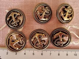 boutons marin 6 pcs