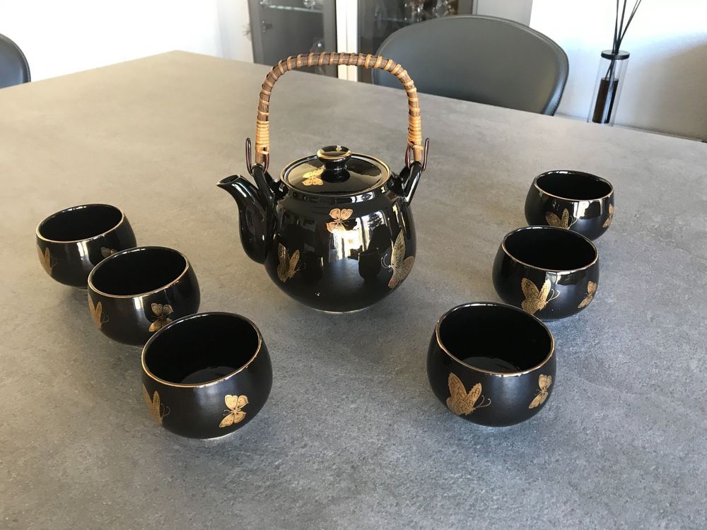 Price & Kensington Luxe Théière, 6 tasses - Bleu mat | Linen Chest