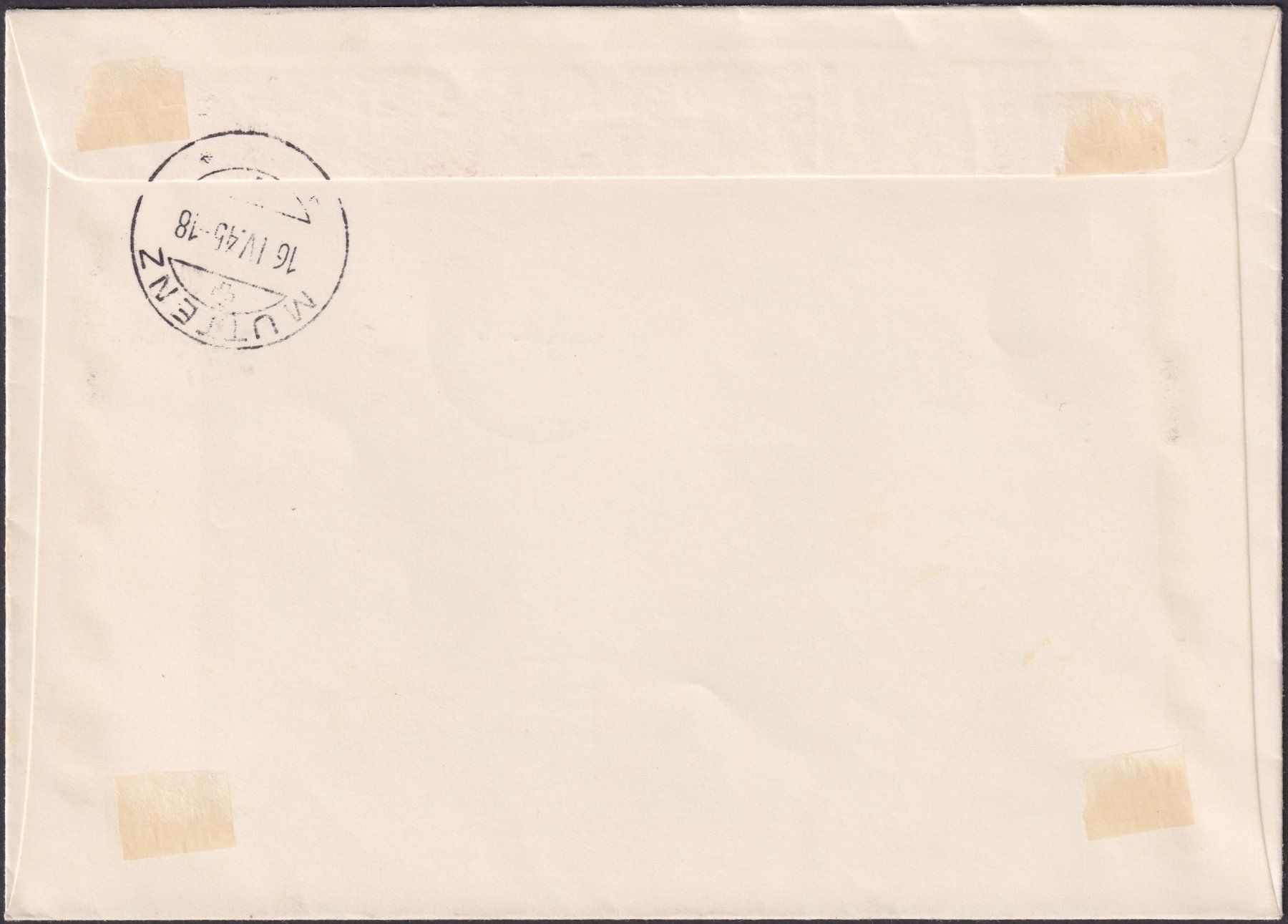 Tutti i francobolli: 1945, W22 auf Luxus-FDC, Basel Mustermesse +Blockausschnitt – Usato da Sursee venduto da Luzernerraute 1