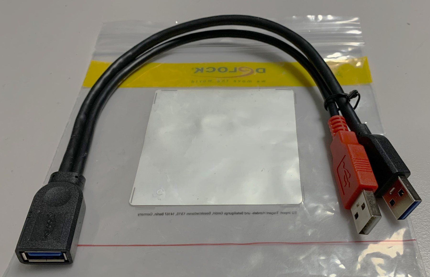 Kabel: USB 3.0 Y-Kabel – Neu (gemäss Beschreibung) aus Grafenried von Drwho