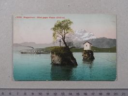 Meggenhorn, gegen Pilatus, Schiff, Insel, Meggen, 1937