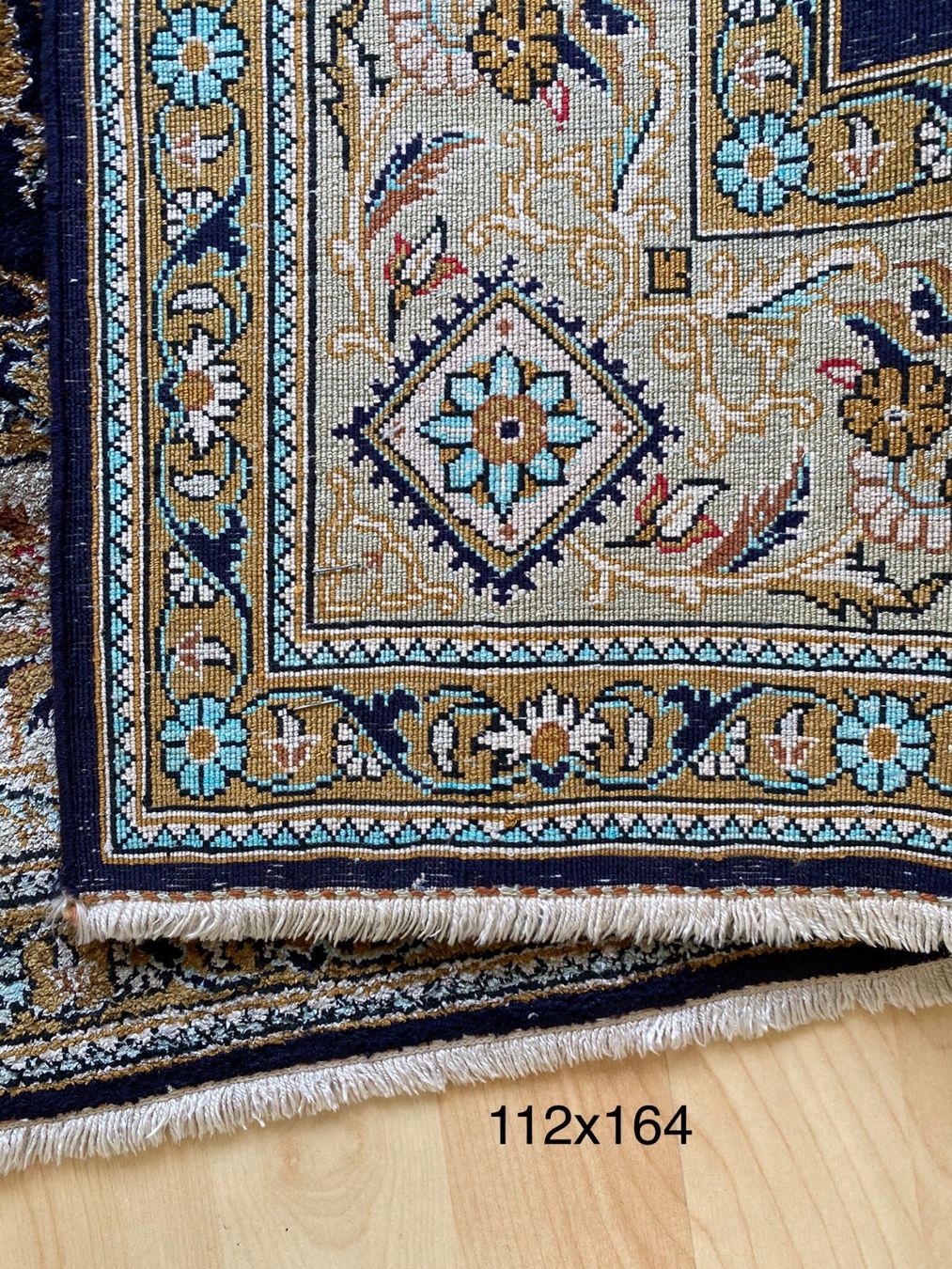 Tappeti: Perserteppich Seide Qom 164x112.cm – Usato da Büron venduto da Filadefia-888 2