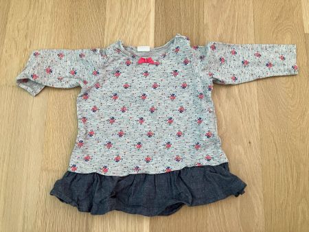Süsses langes Oberteil mit Blumen Gr. 68 - H&M