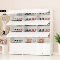 7-stufiger Schuhablage Organizer Schuhschrank Schuhregal