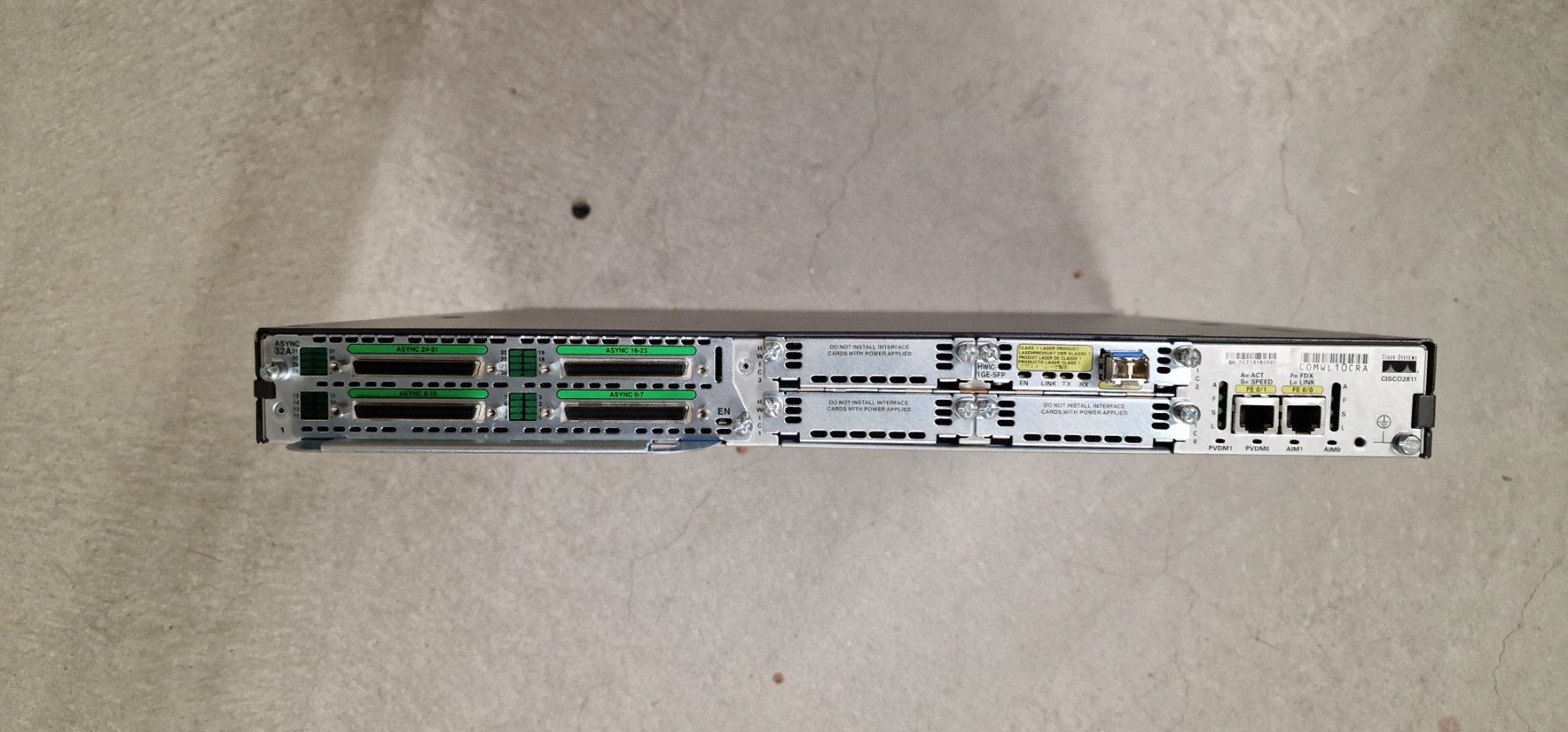 Modem & Router: Cisco 2800 Series 2811 Integrated Service Router – Usato da Gerlafingen venduto da diotech 1