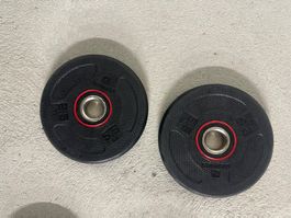 Hantelscheiben Set, 2 Stk. 2.5 kg, gummiert