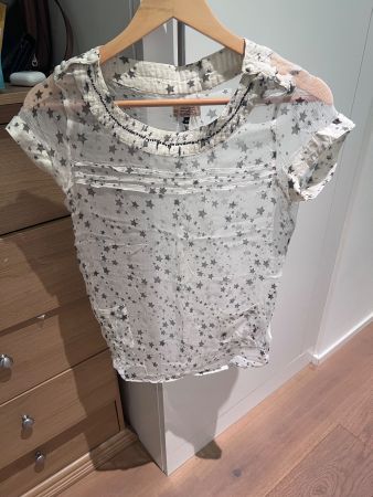Damen Bluse Sternenmuster Grösse S 100% Viscose