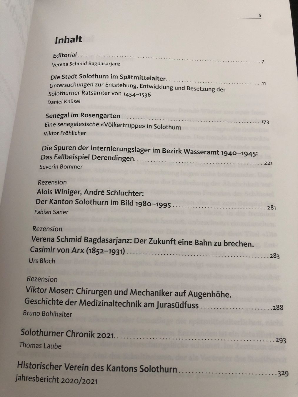 Bücher: Jahrbuch 2022 für Solothurnische Geschichte – Neu (gemäss Beschreibung) aus Erlinsbach SO von Silverstorm 3