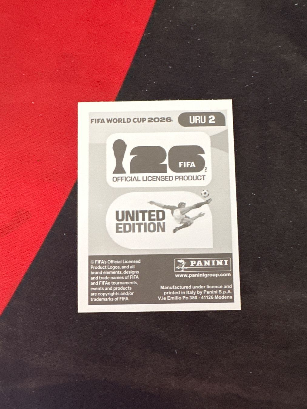 Panini Carte collezionabili: Panini FIFA WM 2026 Sticker - URU 2 – Usato da Sulz AG venduto da DealWerk 1