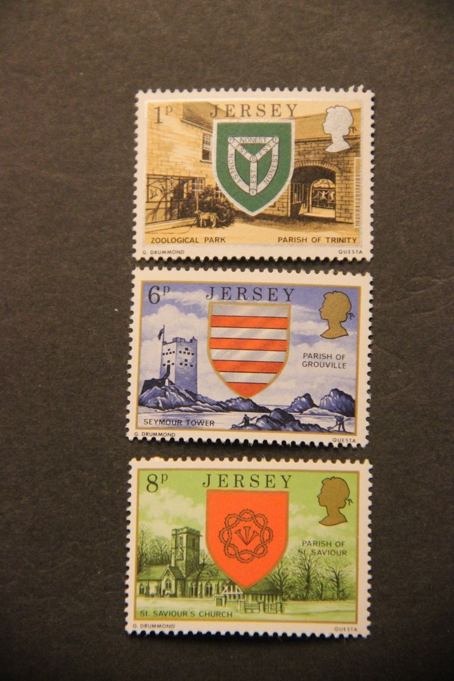 Tous les timbres: Jersey 1976 - Definitives aus Markenheft** – Neuf (Voir description) à Jona par Southafrica07
