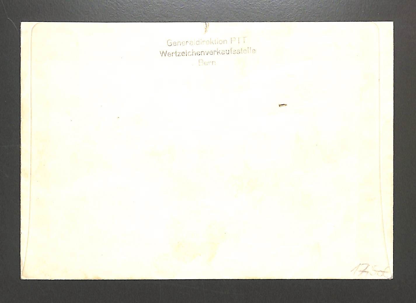 Tutti i francobolli: 1955 FDC Werbemarken Ersttagsbrief "DEUTSCH" – Usato da Zürich venduto da Nobs1 1