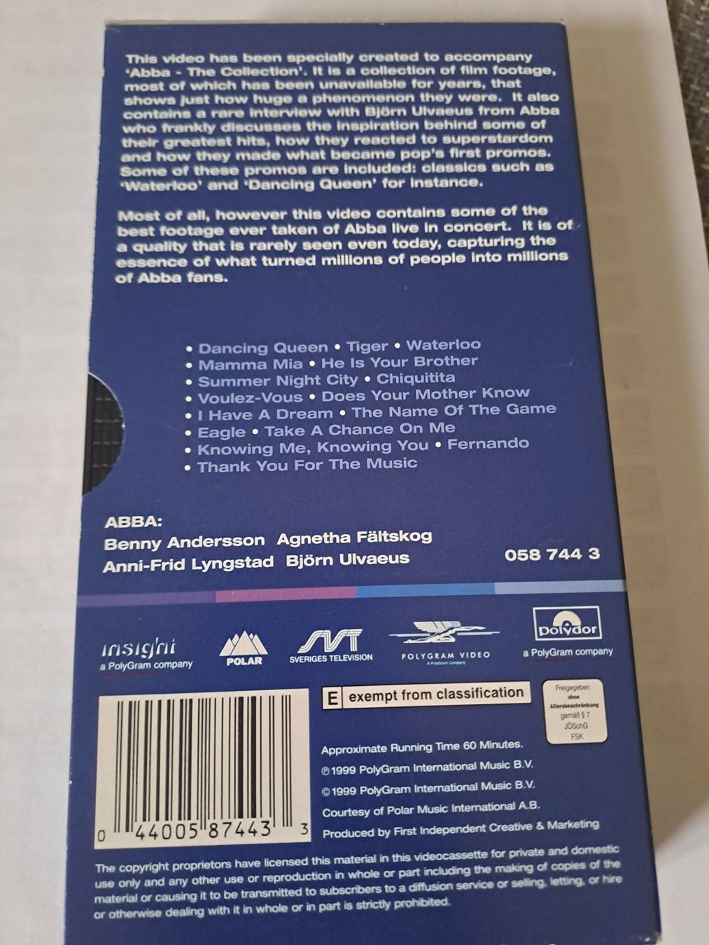 Tutti i VHS: ABBA VHS – Nuovo (secondo la descrizione) da Bitsch venduto da jajo79076 1