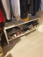 Schuhregal weiss Metall 2 Etagen