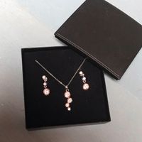Ohrstecker und Halskette aus 925 Silber Weihnachtsgeschenk