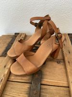 Paul Green Sandalen Leder hellbraun Gr. 39