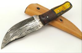 Jagdmesser Faltenstahl Damascus