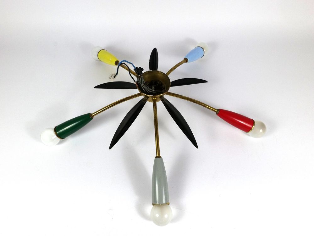 spider-lampe-mit-5-gl-hbirnen-60er-jahre-gebraucht-in-schaffhausen