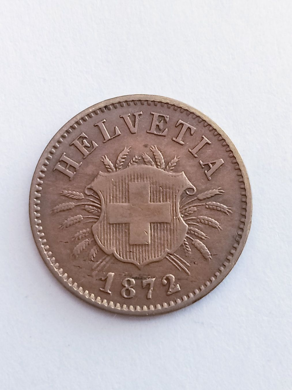 Tutti le monete: 5 Rappen 1872, Schweiz, vorzüglich – Usato da thoerigen venduto da grimselcat