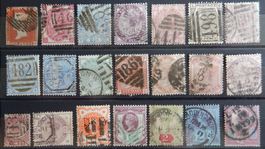 Grossbritannien ex. Kat. 3-93 gest. 1841/87 Kat. 325 Euro