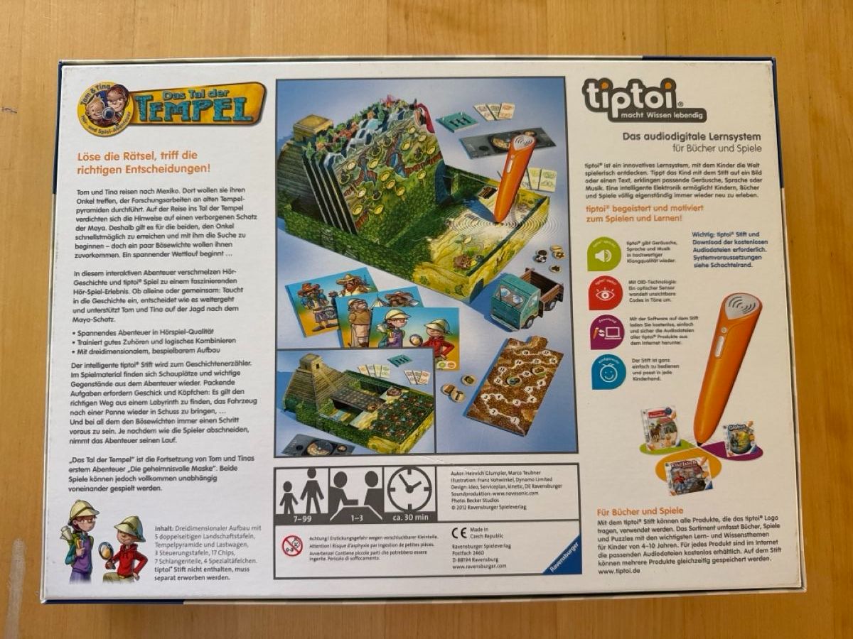 Tiptoi Giochi: Tiptoi Spiel Das Tal der Tempel – Usato da Menziken venduto da xirixs 3