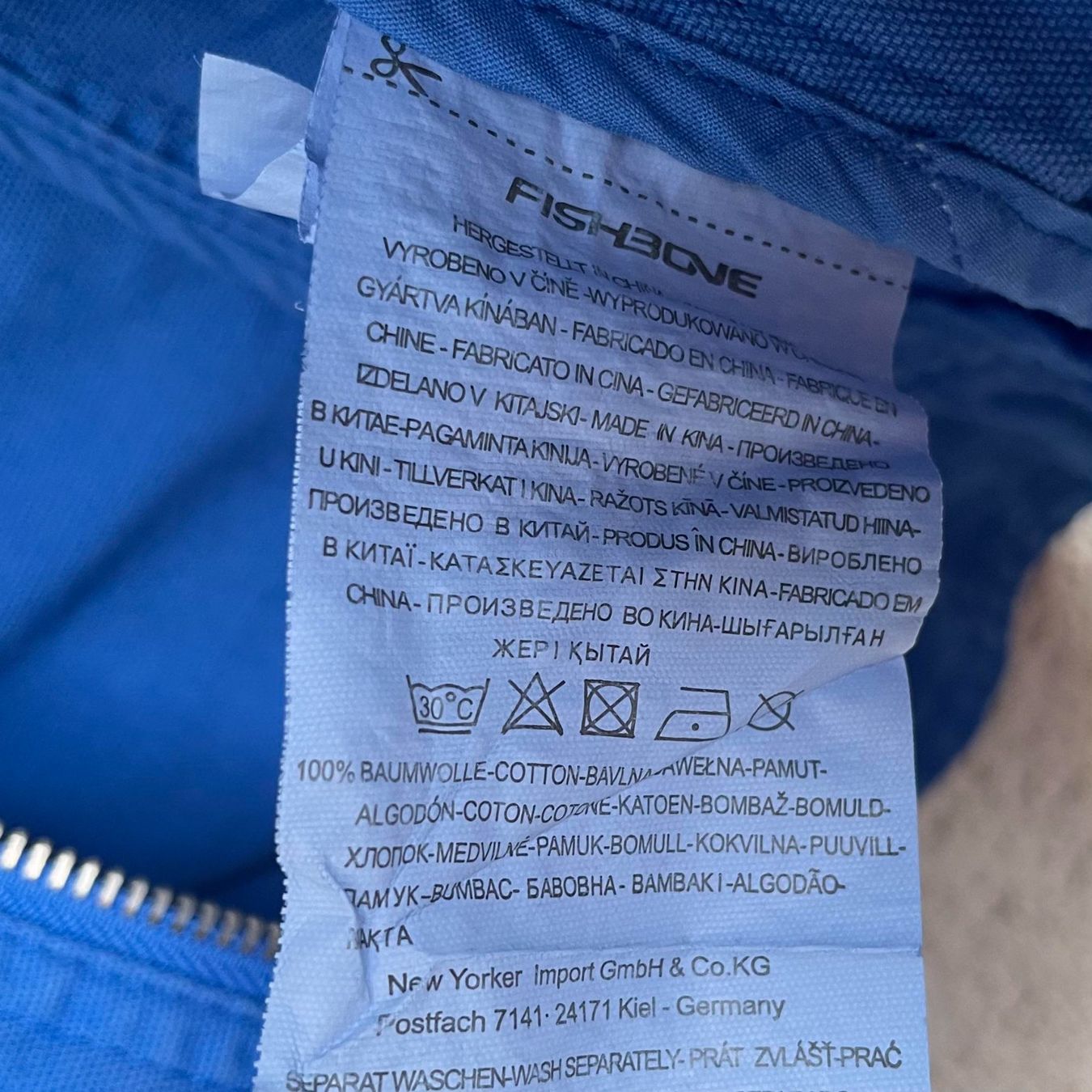 Giacche: FISHBONE Veste Bleue 100% Coton - Taille XS – Usato da Vevey venduto da secondlifevevey 5