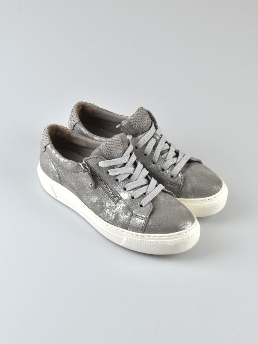 Gabor Damenschuhe: Gabor Sneaker, silber, Gr.38 (5) – Gebraucht aus Nürensdorf von 2ND_STORY 1