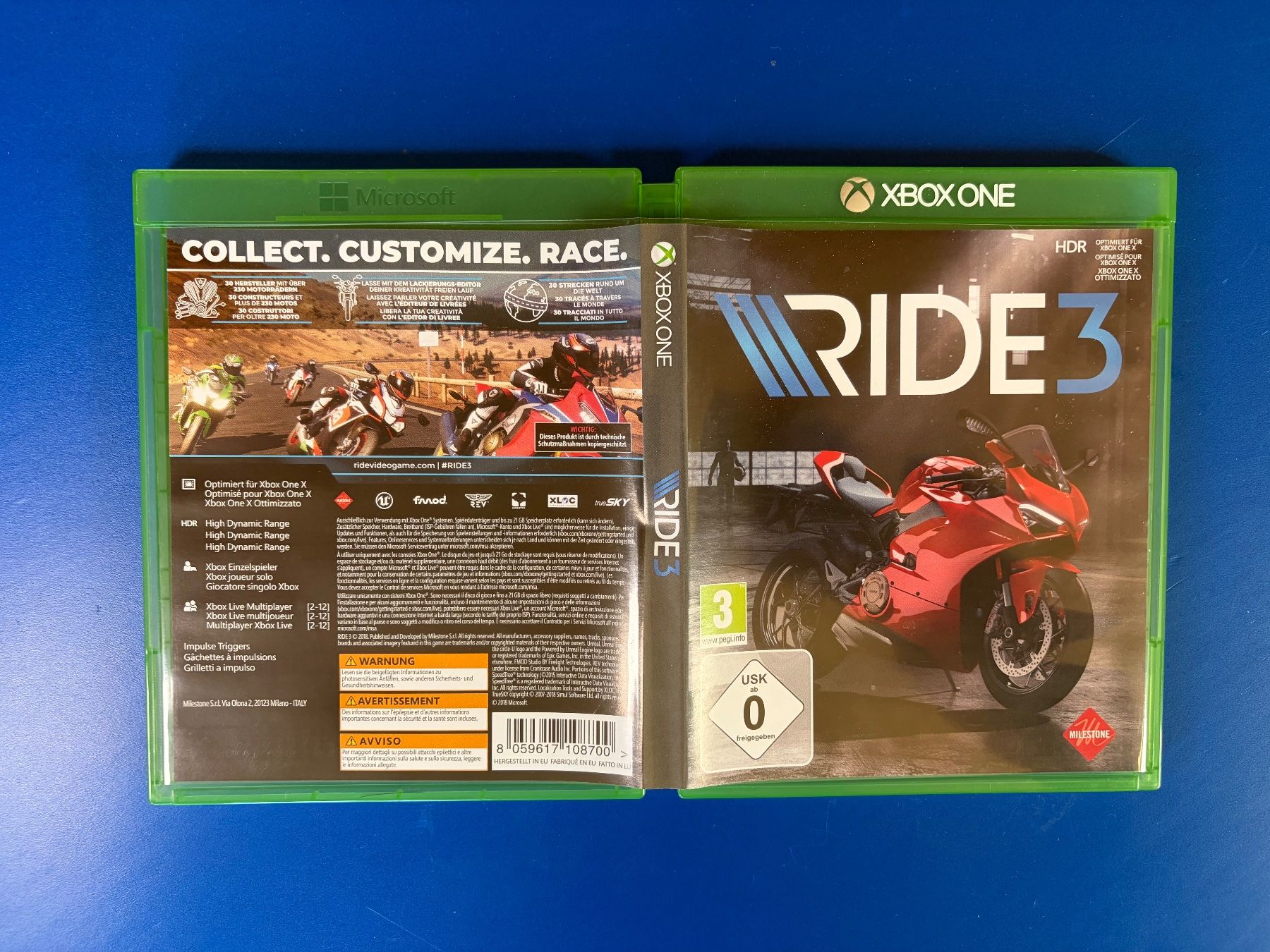 Giochi: XBOX ONE Ride 3 – Usato da Chur venduto da irog2021