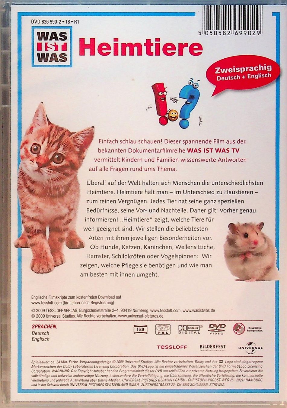 Tutti i DVDs: DVD Was ist was  Heimtiere – Usato da Reitnau venduto da Zaomir 1
