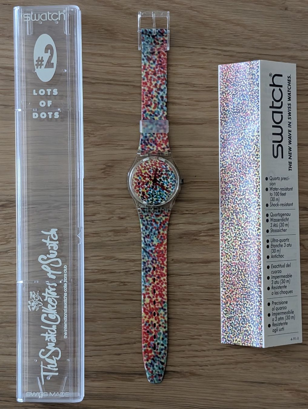 Swatch Orologi: Swatch "Lots of dots" NEW – Nuovo e nell'imballaggio originale da Biel/Bienne venduto da DrKeke 1
