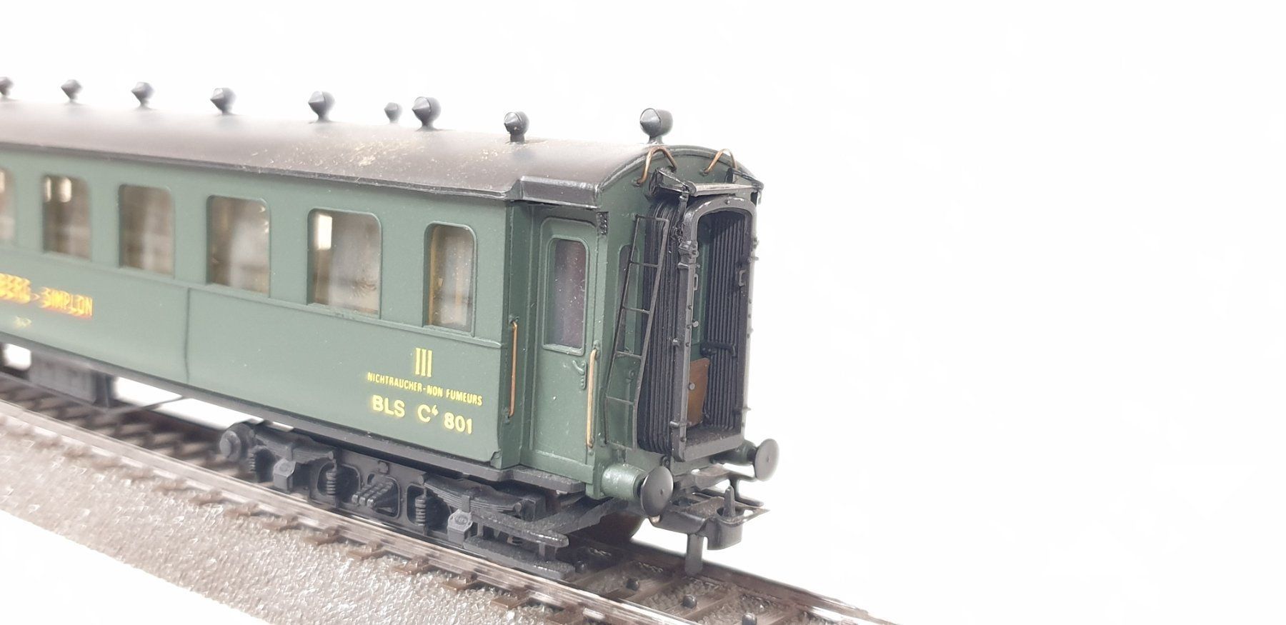 Metropolitan Modellini di ferrovie: Metrop BLS Personenwagen H0/DC – Usato da Geroldswil venduto da TopTrain54 4