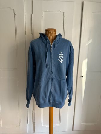 LOVEGREECE - Hoodie Sweatjacke hellblau L