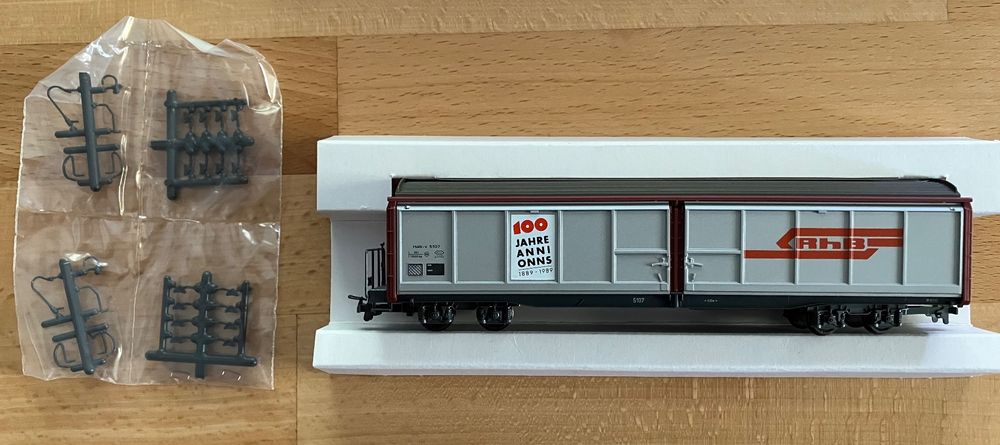 Bemo Modelleisenbahnen: Bemo 2278-1 Güterwagen 100 Jahre RhB – Neu (gemäss Beschreibung) aus Schöftland von Jona640 1