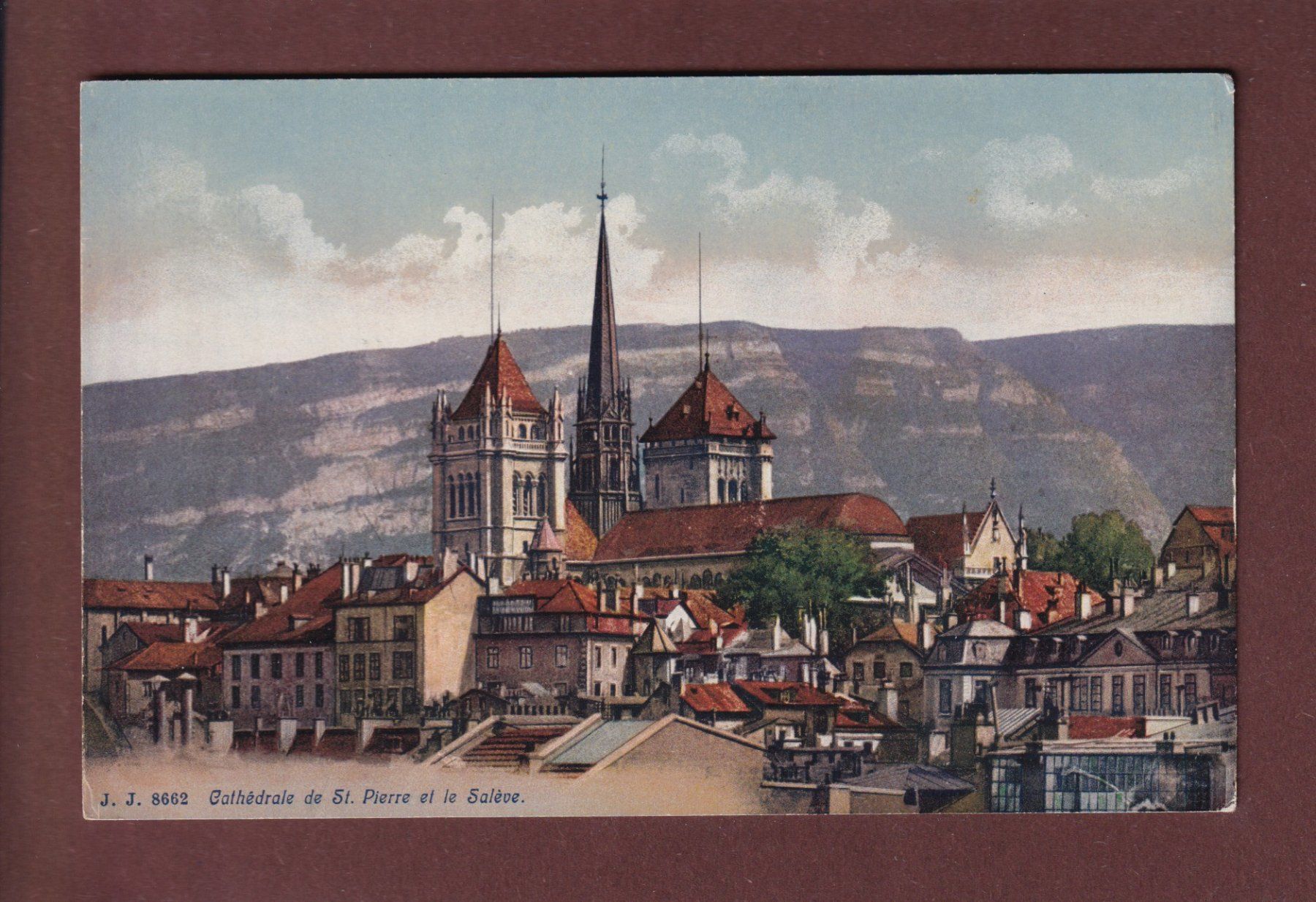 Cartoline postali: GENEVE - Cathédrale St. Pierre – Usato da Pully venduto da nicecards
