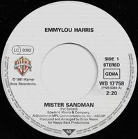 Harris Emmylou: Mister Sandman 7"