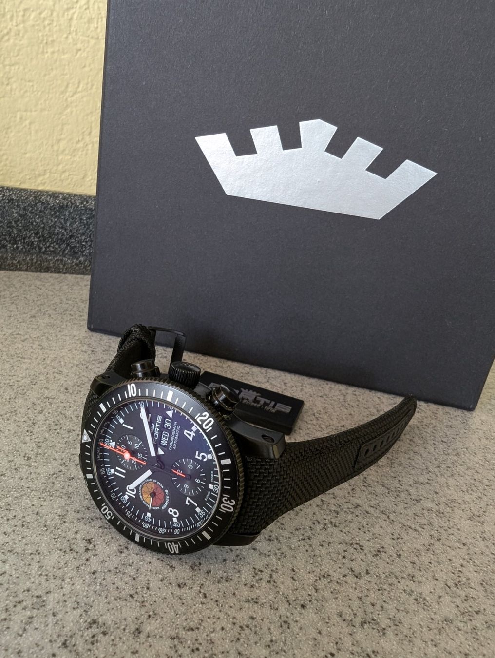 Fortis Orologi: Fortis Amadee-18 Chronograph, Full-Set – Usato da Dübendorf venduto da Ch.Am86 3