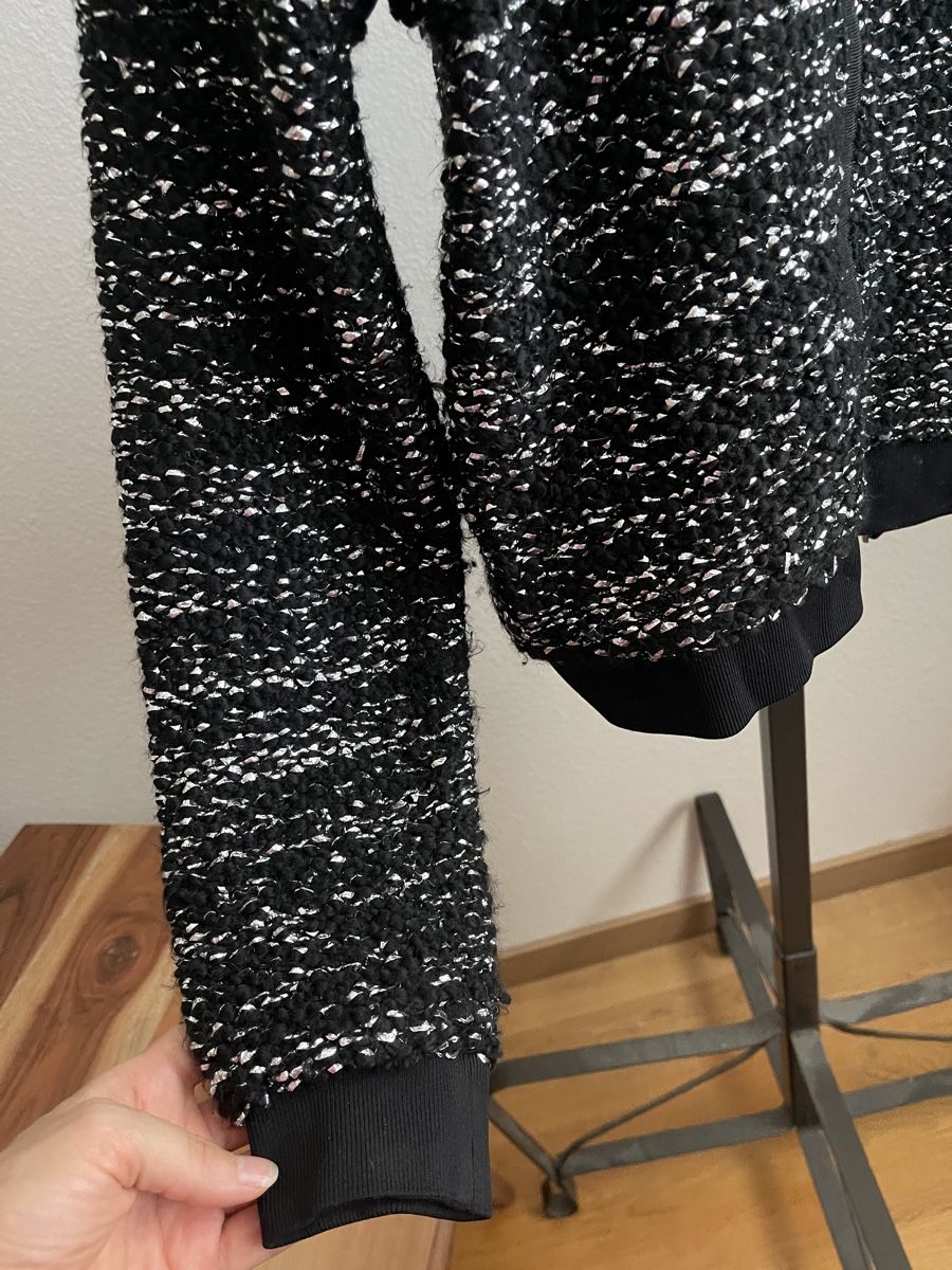 Karl Lagerfeld Pullover & Sweatshirts: Karl Lagerfeld Pullover schwarz/lurex Grösse S – Gebraucht aus Greifensee von 27Coco27 3