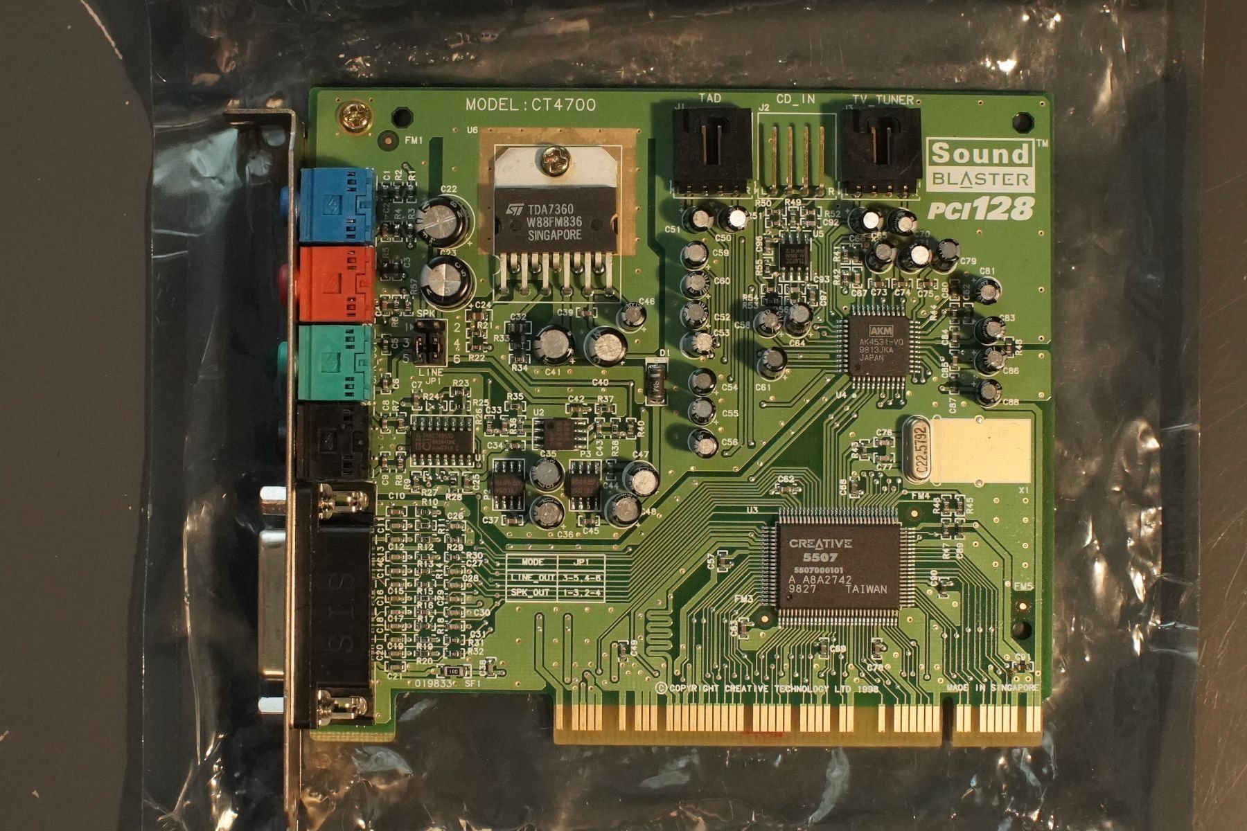 Creative Cartes son: Creative Soundblaster PCI 128 – D'occasion à Bern par Sot
