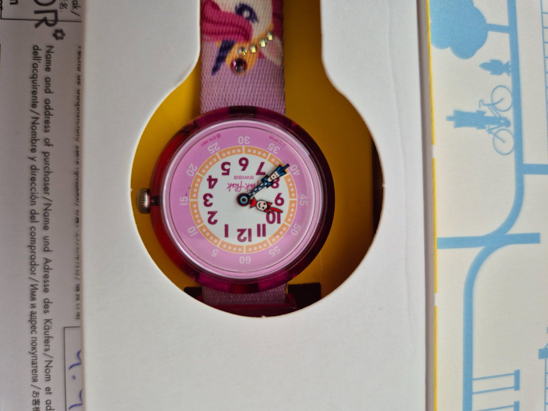 Flik Flak Orologi: Flik Flak Kinderuhr Einhorn pink – Usato da Altendorf venduto da MiriCaj 2