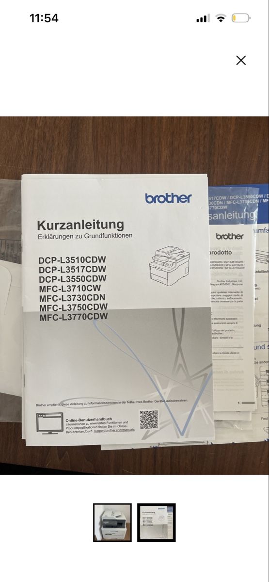 Brother Drucker: Brother Multifunktionsdrucker DCP – Gebraucht aus Wald ZH von vivian__ 1