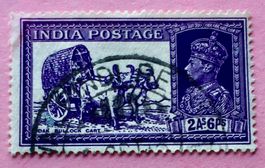 Briefmarke aus König George V. - Silberjubiläum gestempelt