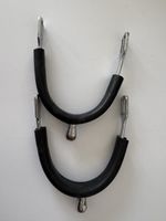 Sporen mit Stiefelschutz, abgerundeter Dorn, 2 cm