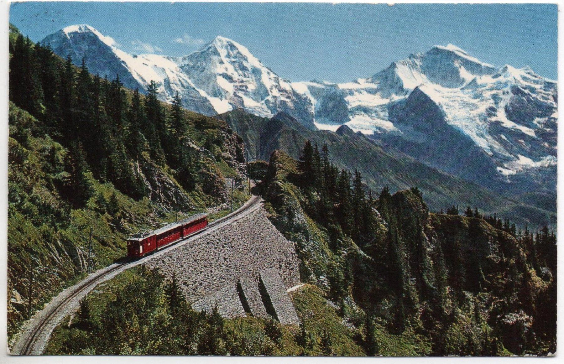 Ansichtskarten: SCHYNIGE PLATTE-BAHN – Gebraucht aus Jona von philajona