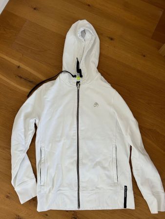 Moose Knuckles Kapuzenjacke weiss Grösse S gebraucht