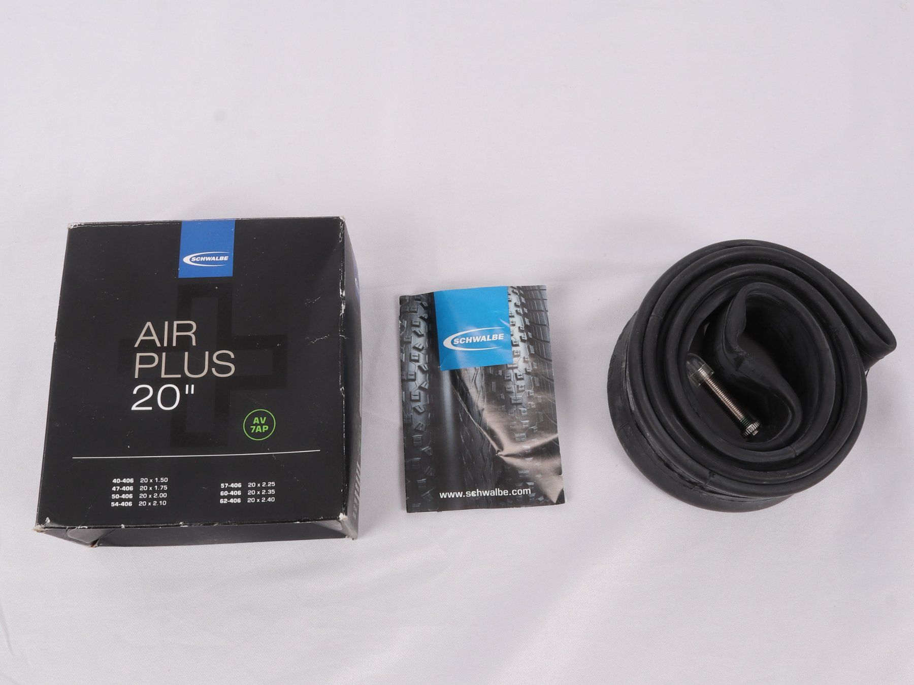 Pezzi di ricambio: SCHWALBE Air Plus 20" Fahrradschlauch – Nuovo (secondo la descrizione) da Steinen venduto da Restwert_Steinen